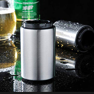 Destapador de cerveza, abridor de botellas automático de acero inoxidable con imán para las corcholatas, ideal en hogar, bar o restaurante con diseño vanguardista y calidad premium