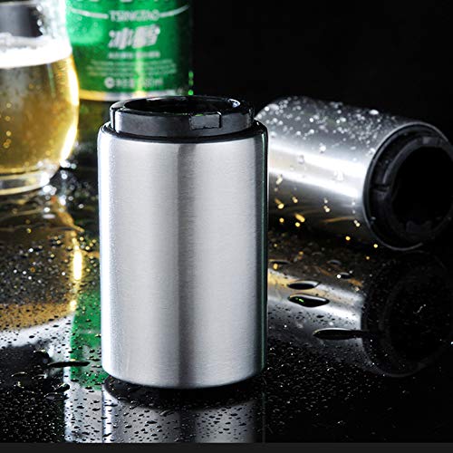 Destapador de cerveza, abridor de botellas automático de acero inoxidable con imán para las corcholatas, ideal en hogar, bar o restaurante con diseño vanguardista y calidad premium