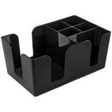 Bar servilleta & Utensilio Caddy – 6 Compartimiento organizador para la celebración de restaurante, suministros Beverage Servilletas de cóctel & accesorios por cocktailor
