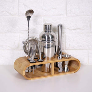 Wifehelper Cocktail Shaker Set Mixer Drink Bartender Martini Tools Stainless Steel Bar Kit Professional