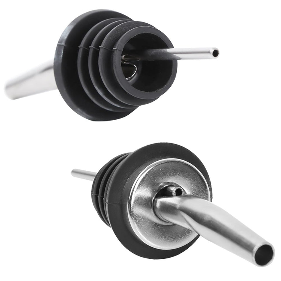 10 Piezas Vertedores para Vino con Cuchara de mezcla del cóctel de la barra de la manija de 12 pulgadas, SENHAI Acero inoxidable Aireador / Vertedor para Vino + Cuchara para bar Barra de acero inoxidable cuchara