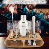 Wifehelper Cocktail Shaker Set Mixer Drink Bartender Martini Tools Stainless Steel Bar Kit Professional