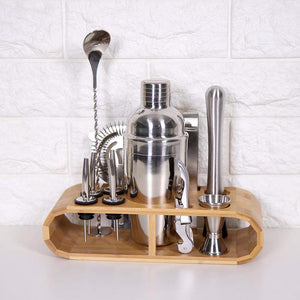 Wifehelper Cocktail Shaker Set Mixer Drink Bartender Martini Tools Stainless Steel Bar Kit Professional
