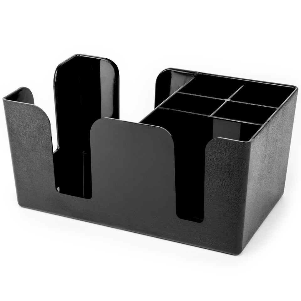 Bar servilleta & Utensilio Caddy – 6 Compartimiento organizador para la celebración de restaurante, suministros Beverage Servilletas de cóctel & accesorios por cocktailor