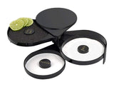 Greenco GRC0249 3 Tier Bar Glass Rimmer for Margarita and Cocktail