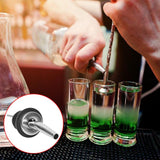 10 Piezas Vertedores para Vino con Cuchara de mezcla del cóctel de la barra de la manija de 12 pulgadas, SENHAI Acero inoxidable Aireador / Vertedor para Vino + Cuchara para bar Barra de acero inoxidable cuchara