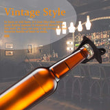 Antiguo Moho Estilo Bar Pub Cerveza Botella Top Tapón Abridor Acero al Carbono Vintage Ecológico para Botella Cerveza y Tapa de Vidrio